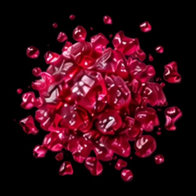 Deep red crystals of methylcobalamin